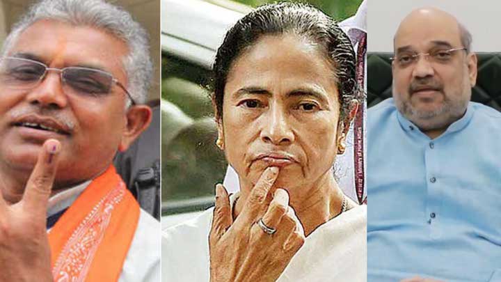 Dilip ghosh Mamata Banerjee and amit shah | Bengali News