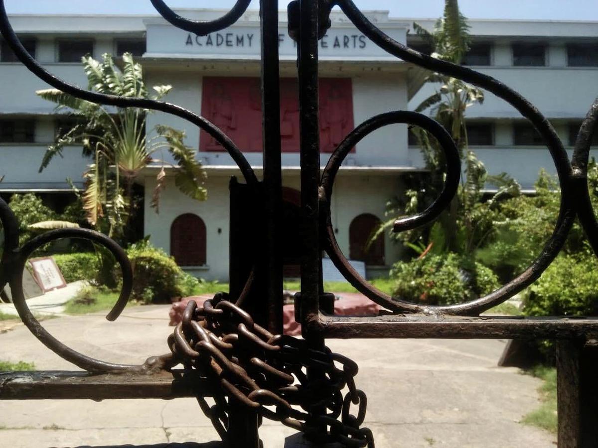 academy of fine arts locked Bengali News