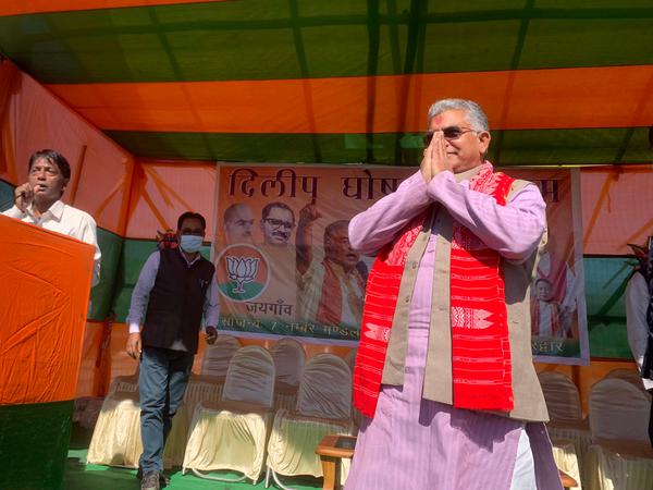 Dilip Ghosh at khokla basti