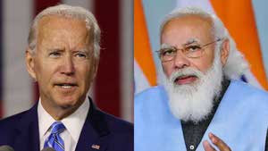 joe biden and narendra modi 