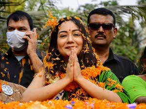 Pramita tmc তৃণমূলের প্রচারে প্রমিতা