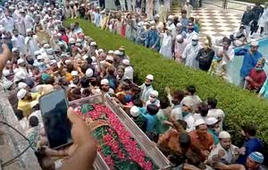 Badaun funeral Salim Mian 