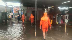 Mumbai flood NDRF team এনডিআরএফ টিমের প্রস্তুতি
