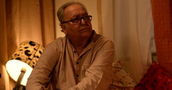 soumitra chatterjee in posto সৌমিত্র চট্টোপাধ্যায়