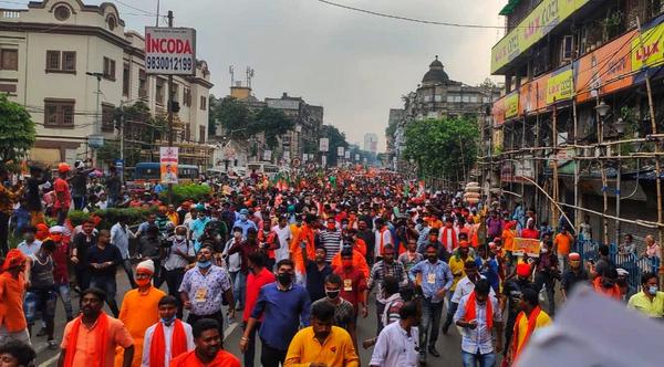 bjp nabanna campaign 